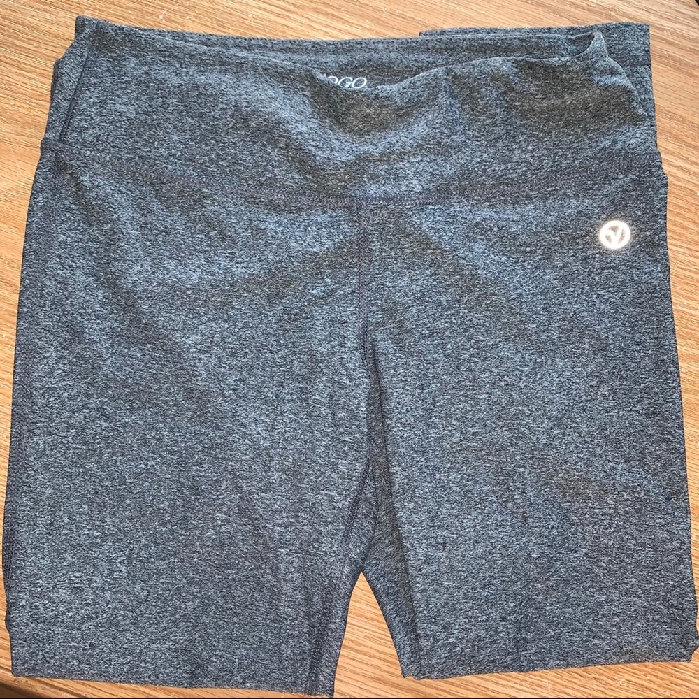 Grey Marled Capri Leggings